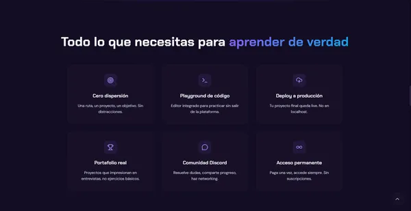 Detalle de la metodología: Proyectos reales vs TODO apps